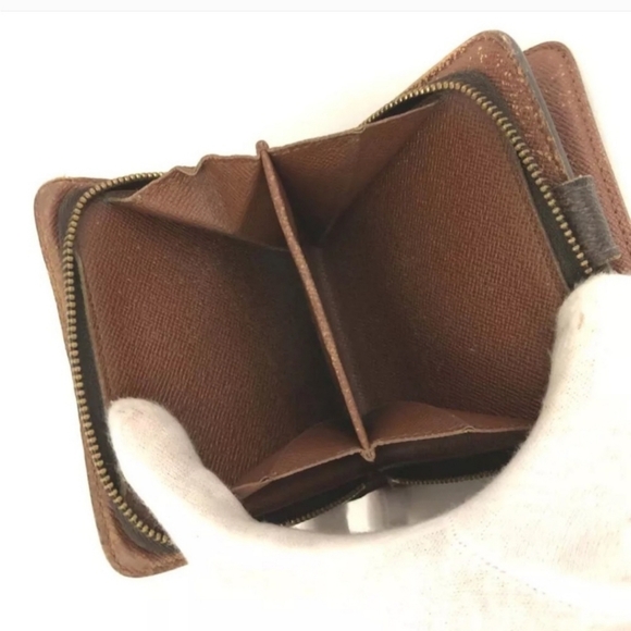 LV Louis Vuitton Monogram Compact Zipa Bifold Wallet - Picture 6 of 7